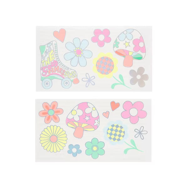 Meri Meri Groovy Temporary Tattoos