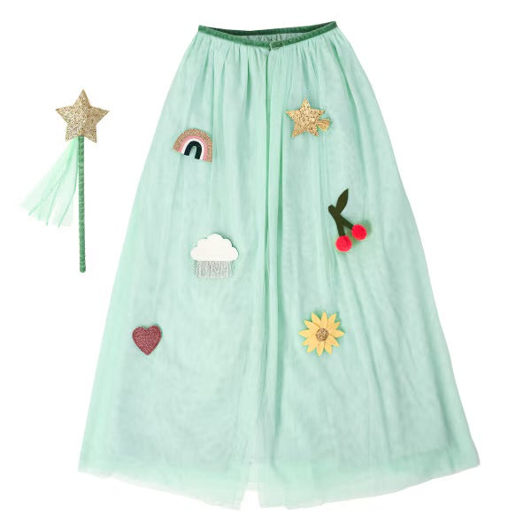Meri Meri Icon Cape & Wand Dress Up Set | Magical Costume Set for Children