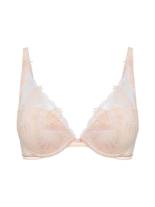 Simone Pérèle Bloom Triangle Push-Up Bra | Petal Powder