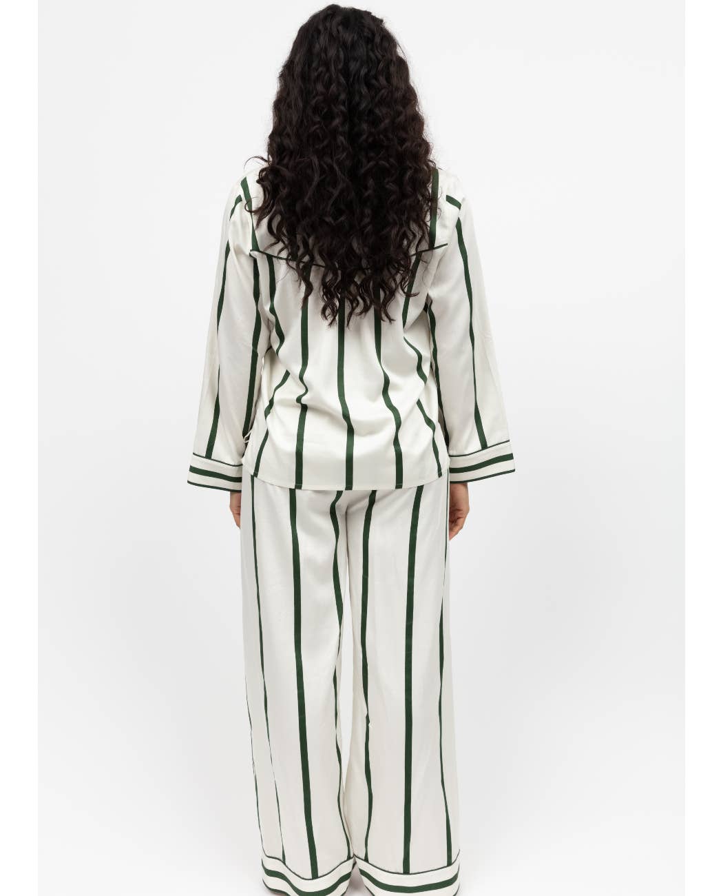 Cyberjammies - Maida Vale Green Stripe Pyjama Set