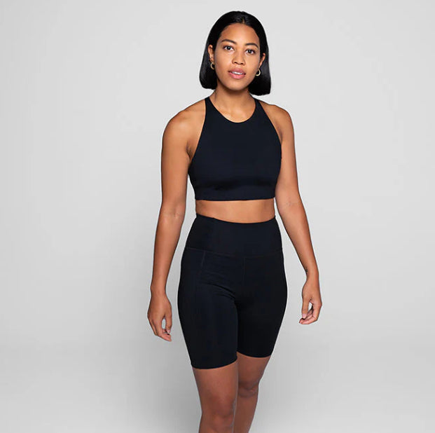 Pocket High-Rise Bike Shorts Girlfriend Collective
