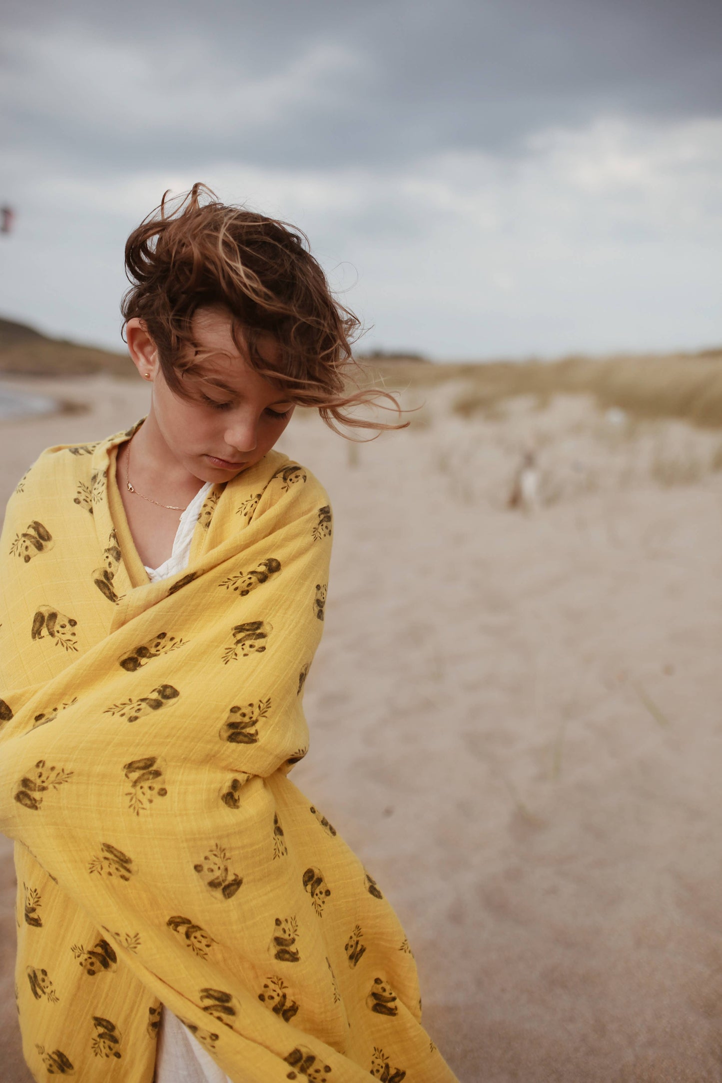 Rose in April - BIANCA SWADDLE PANDA YELLOW
