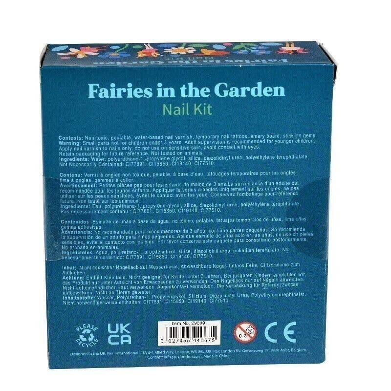 Rex London UK - Children's Nail Kit - Fairies In The Garden
