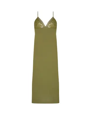 Antigel Dentelle Rebelle long slip dress