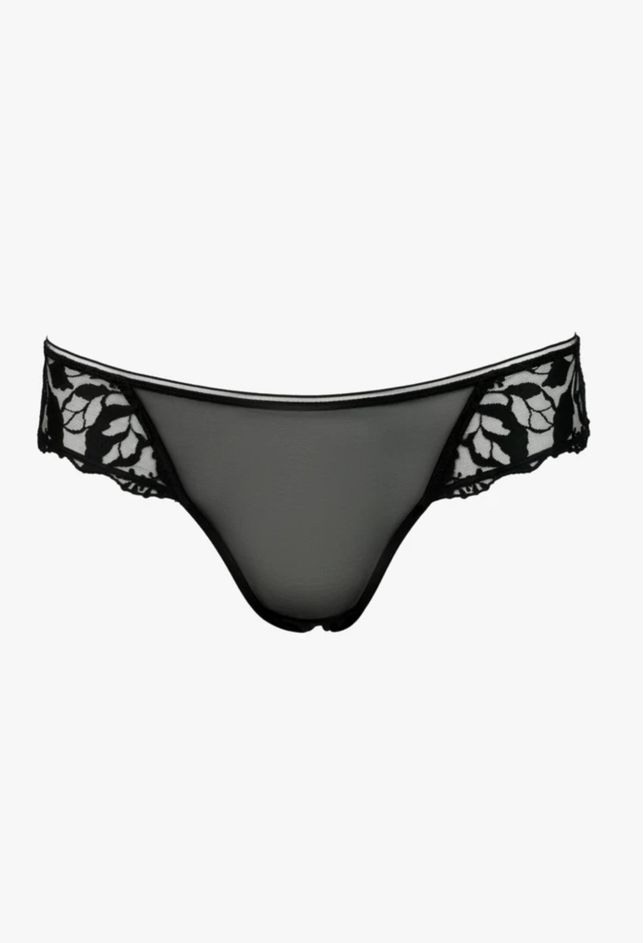 Maison Lejaby: Sin Black embroidered panties