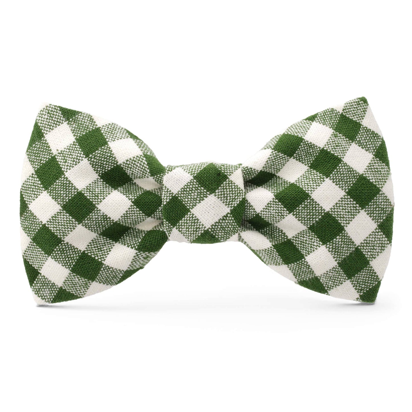 The Foggy Dog - HTH x TFD Mini Gingham Hunter Green Dog Bow Tie