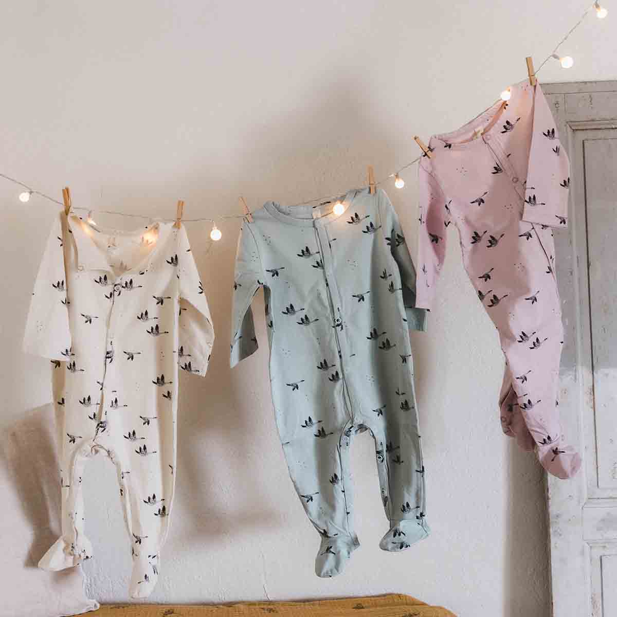 Rose in April - AMALIA BABY PAJAMAS GOOSE NATURAL