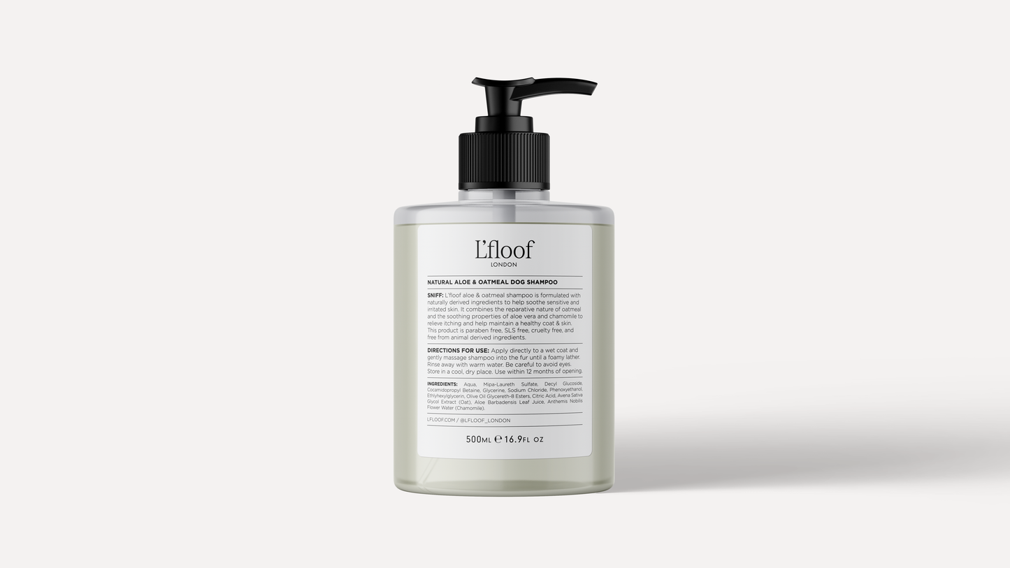 L'floof - Natural Oat & Aloe Dog Shampoo - 500ml - L'floof SNIFF