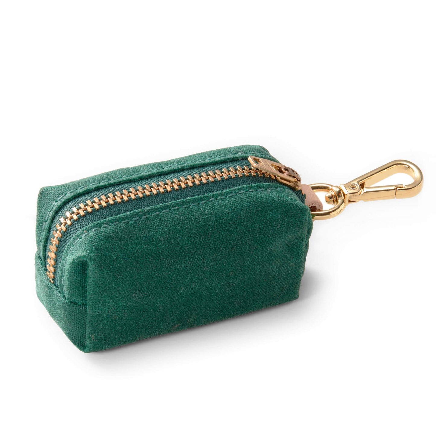 The Foggy Dog - Evergreen Waxed Canvas Poop Bag Dispenser