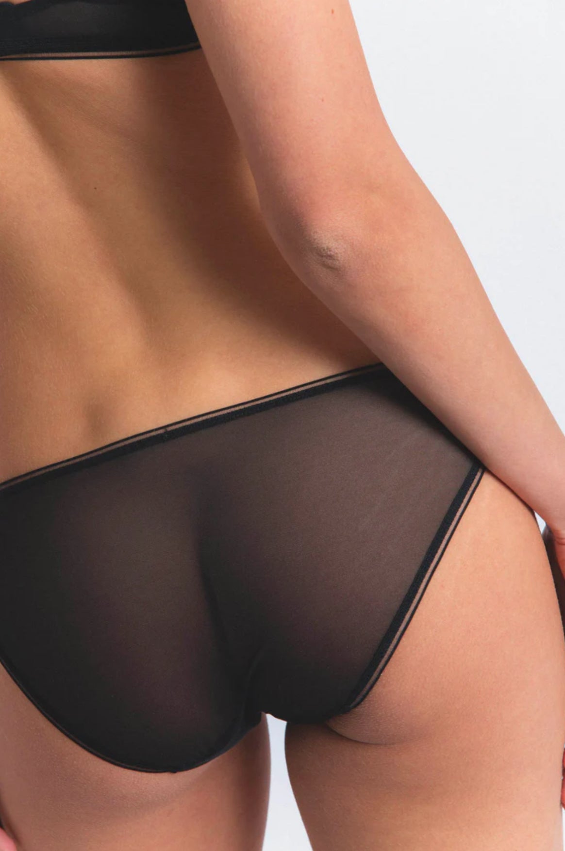 Maison Lejaby: Sin Black embroidered panties