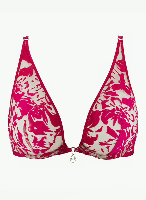 Aubade Wild Vibration Underwired Triangle Bra – Hot Pink