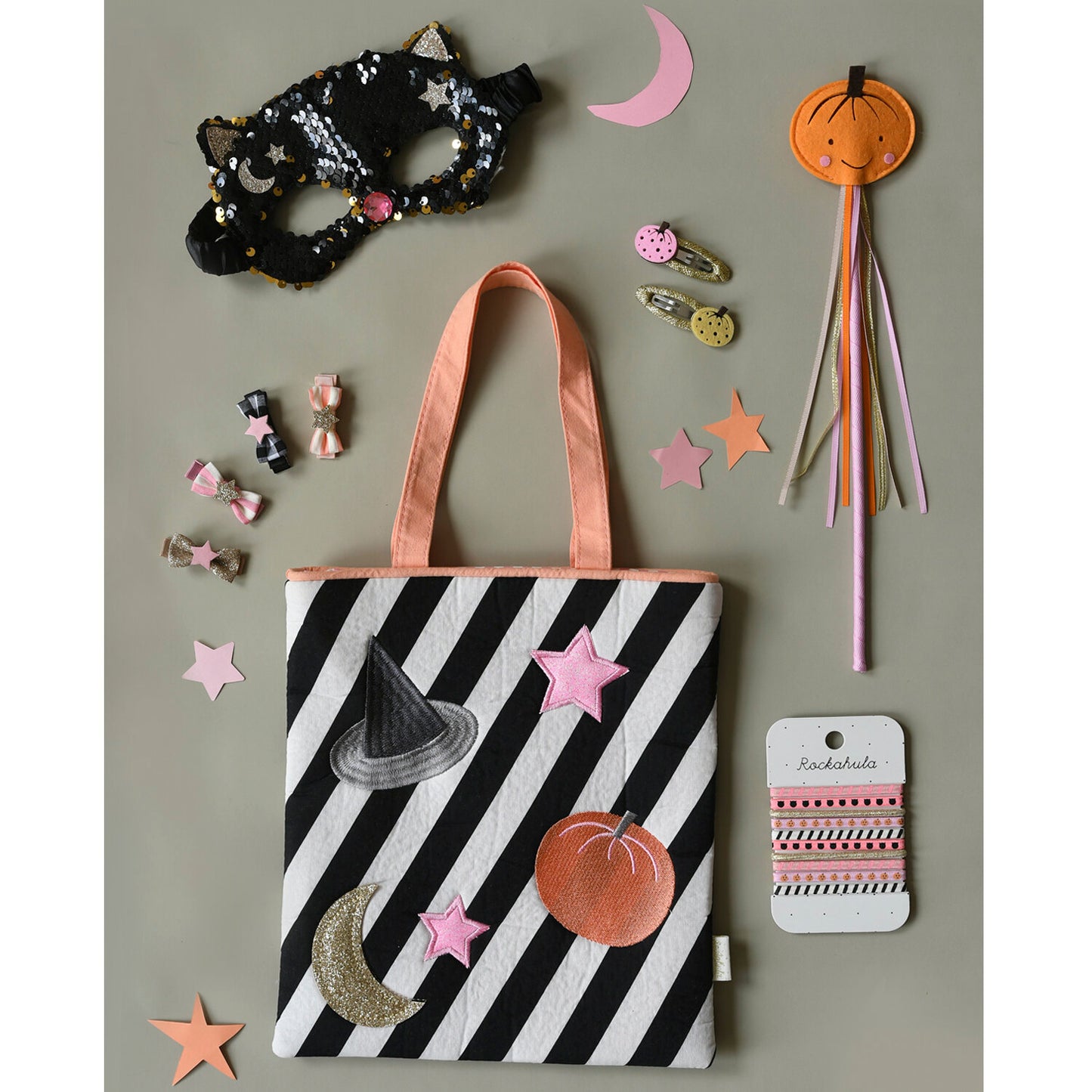 Rockahula Halloween Mini Bow Clips