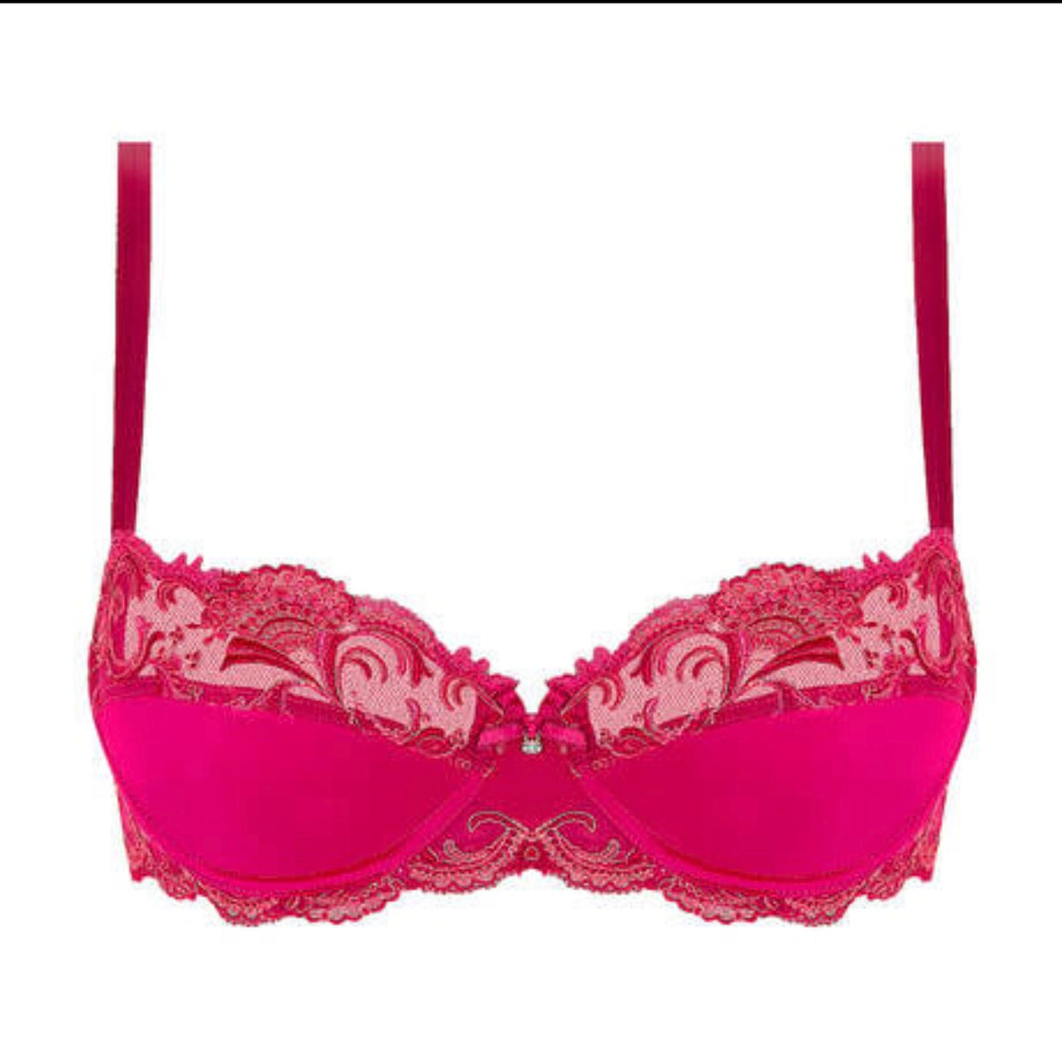 Lise Charmel Splendeur Soie Silk Padded Bra | Splendeur Carmin