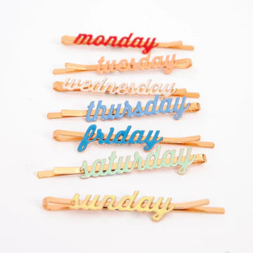 Meri Meri Week Day Hair Slides
