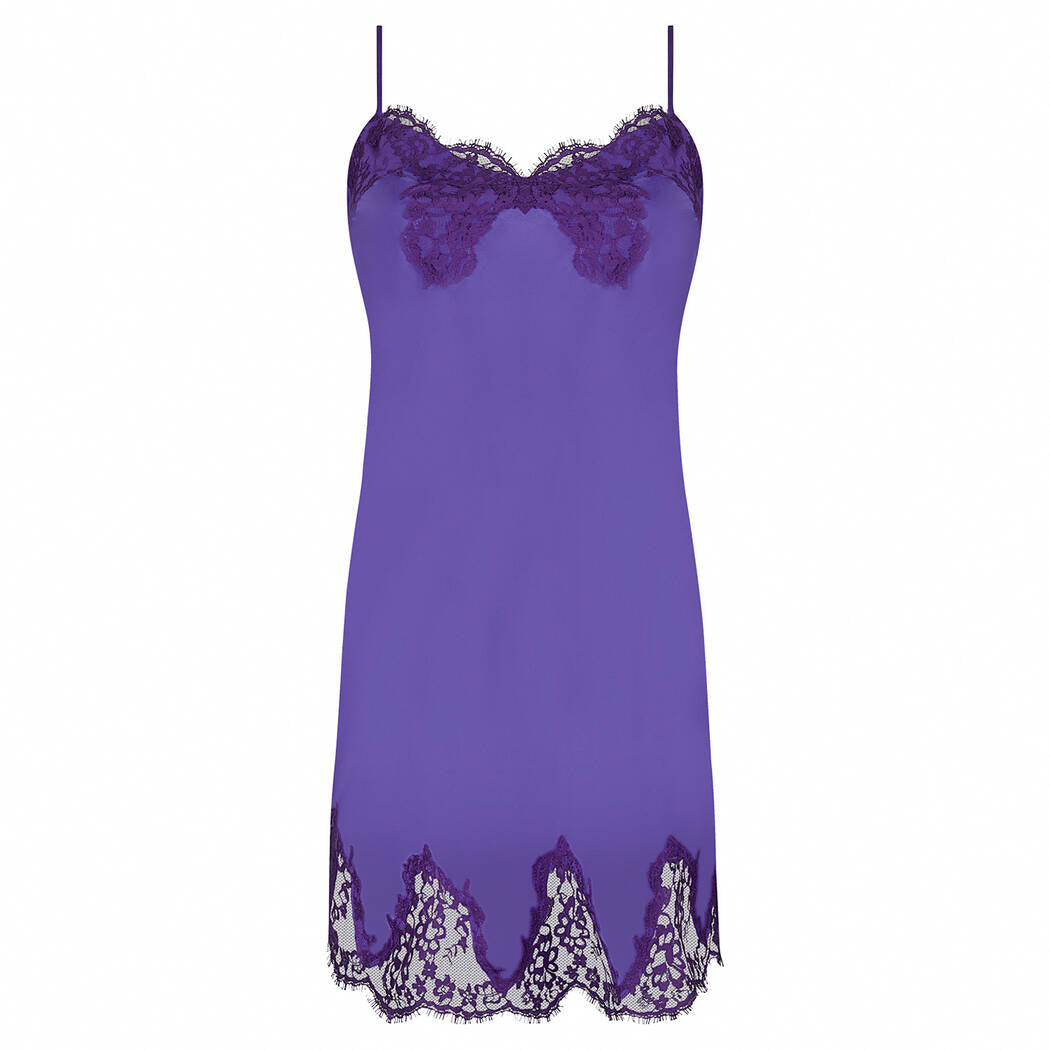 Silk Babydoll in Ocean Bleu