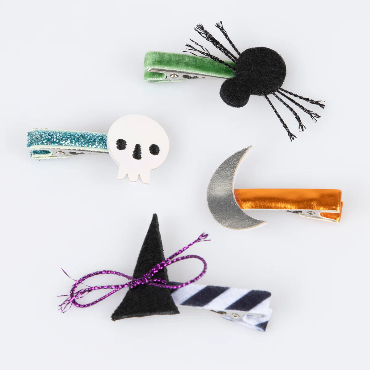 Meri Meri Fabulous Halloween Icons Hair Clips (x8).