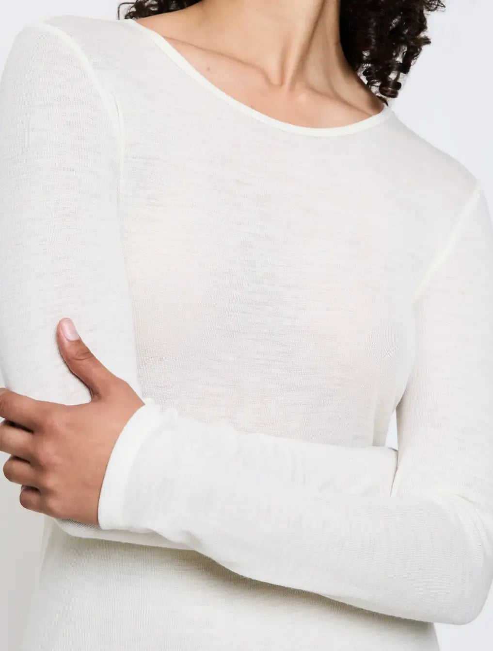 Triumph Beauty Layers 100% Wool Long Sleeved Top