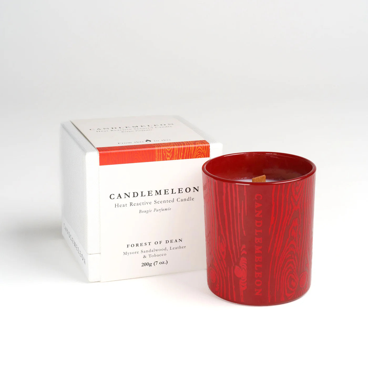 Candlemeleon heat reactive candle
