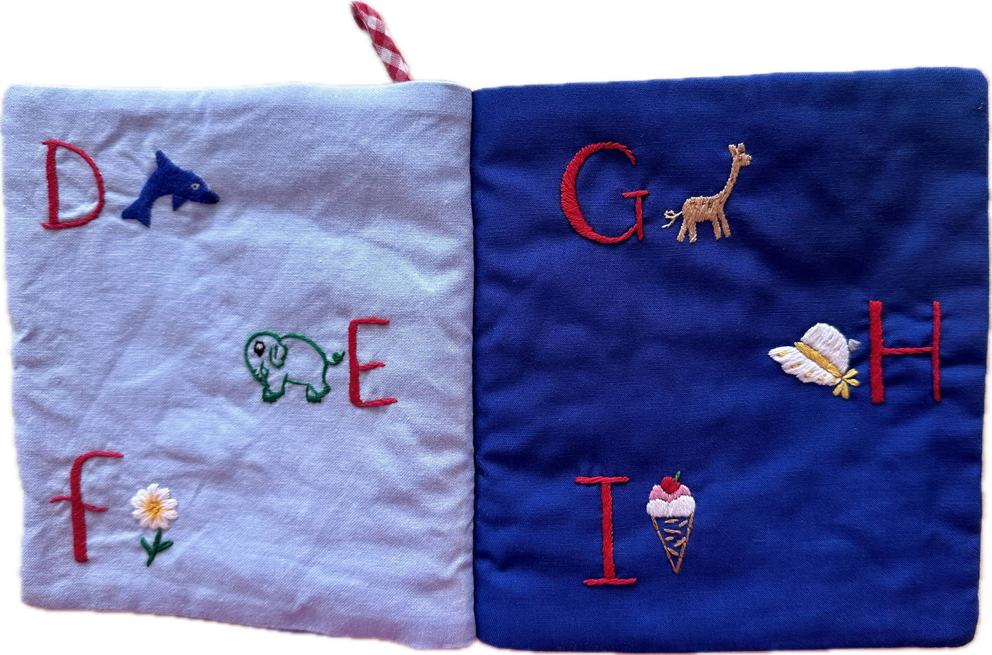 Embroidered Cotton Baby’s First ABC Book