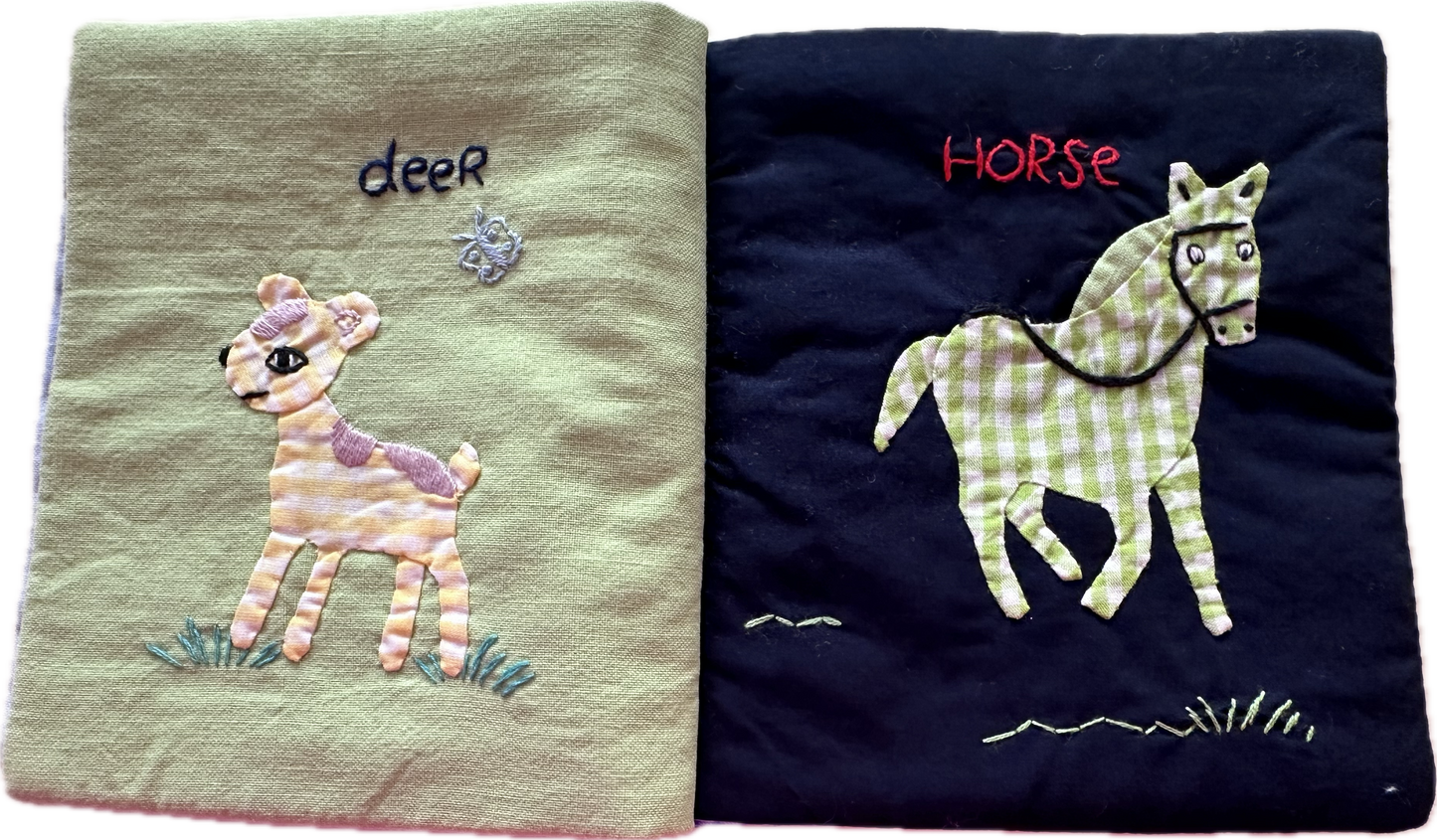 Embroidered Cotton Baby’s First Animal Book