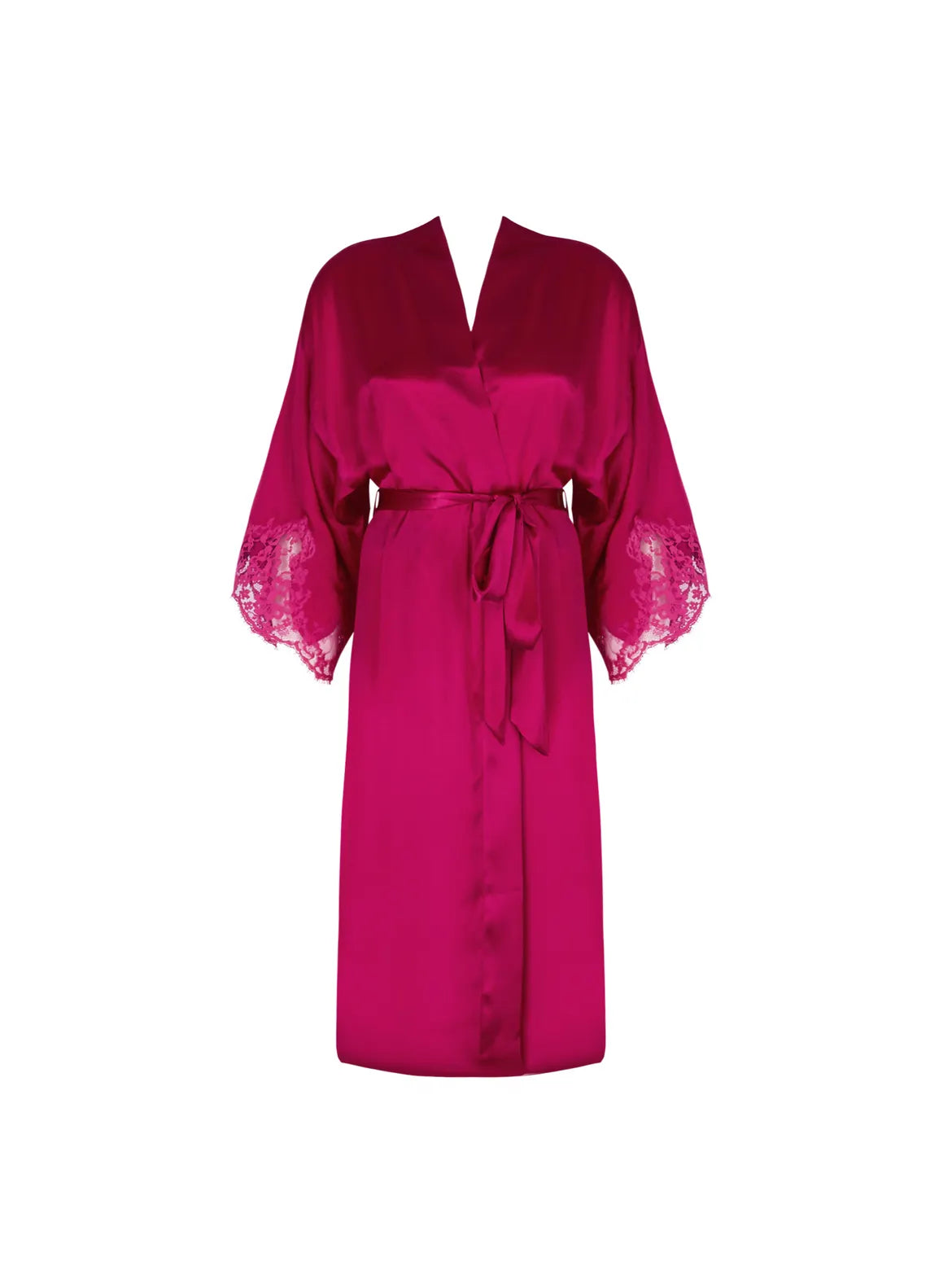Lise Charmel Mid length Negligee in Splendeur Carmin