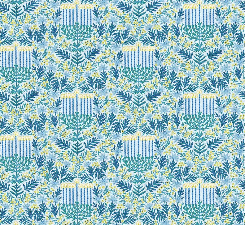 The Foggy Dog - Flora Menorah Dog Bandana
