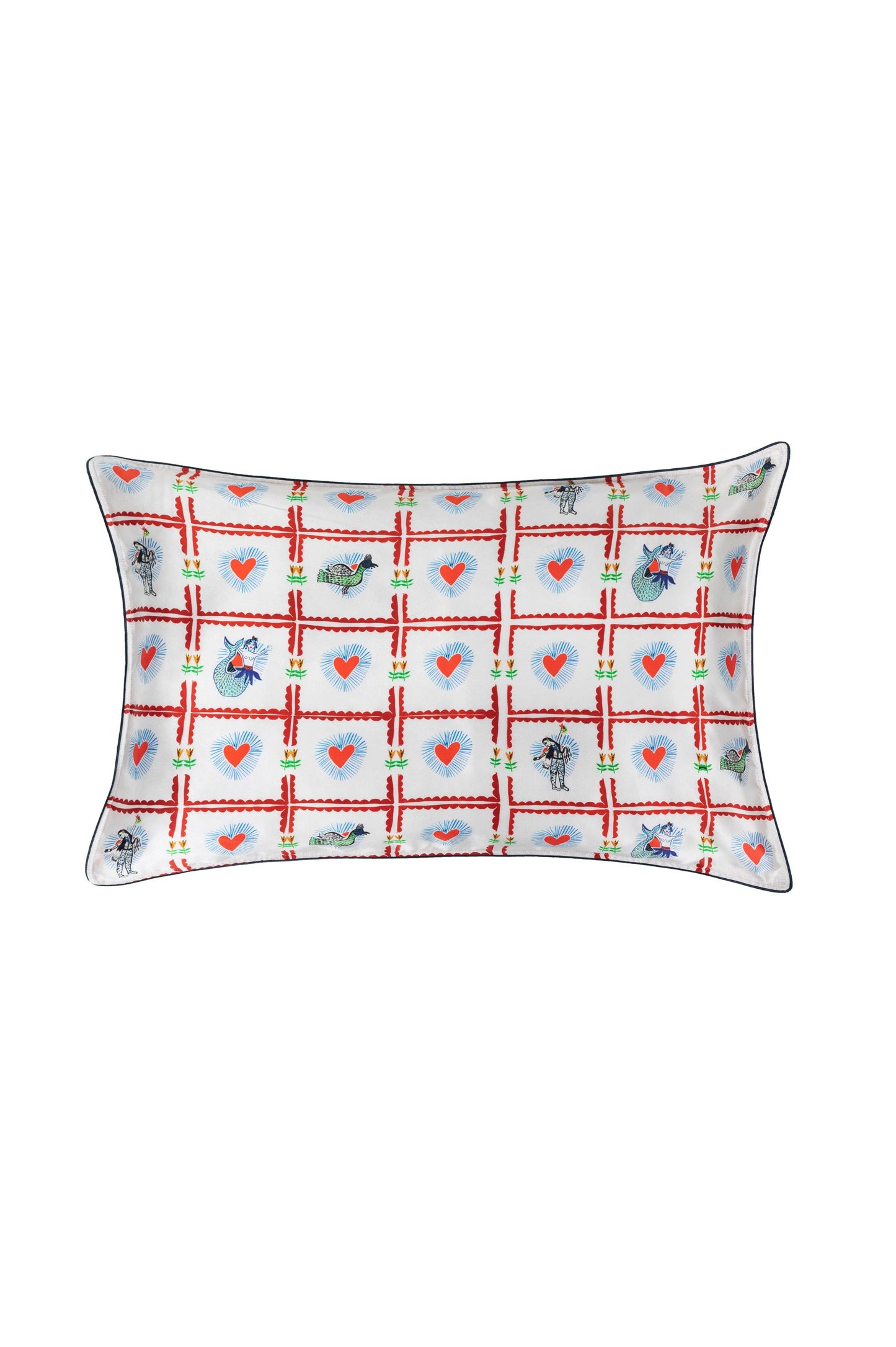 Jessica Russell Flint - Silk Pillowcase / "Dana"