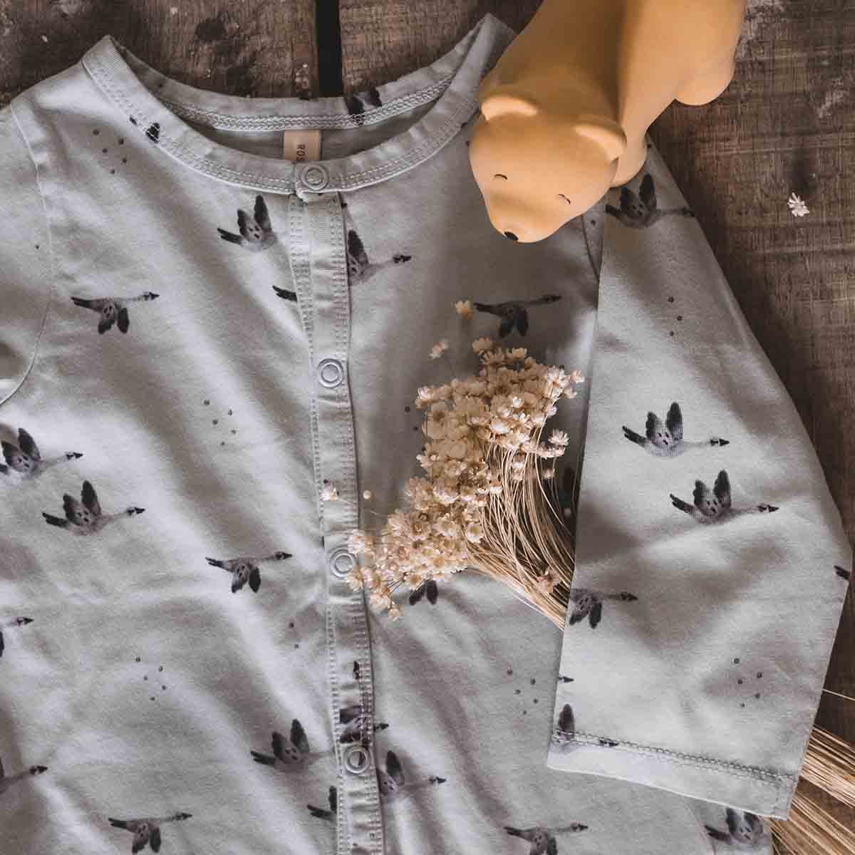 Rose in April - AMALIA BABY PAJAMAS GOOSE NATURAL