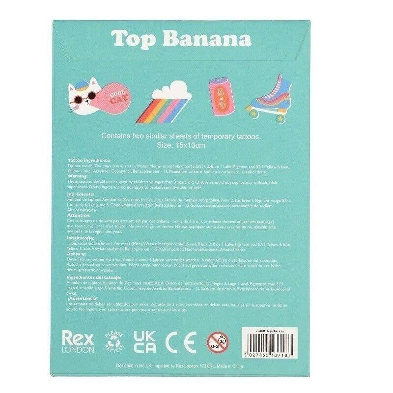 Rex B2B - UK - Temporary Tattoos - Top Banana