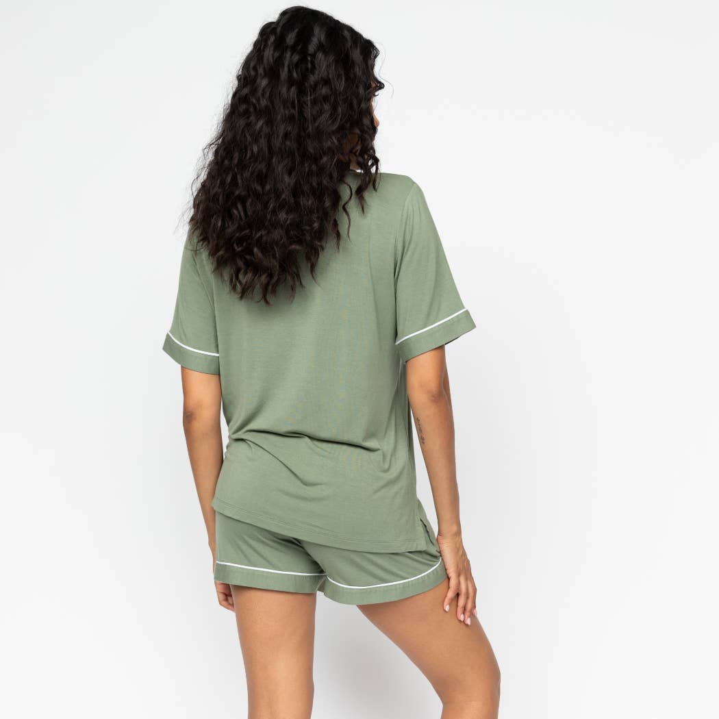 Cyberjammies - Lea Sage Green Shorty Set