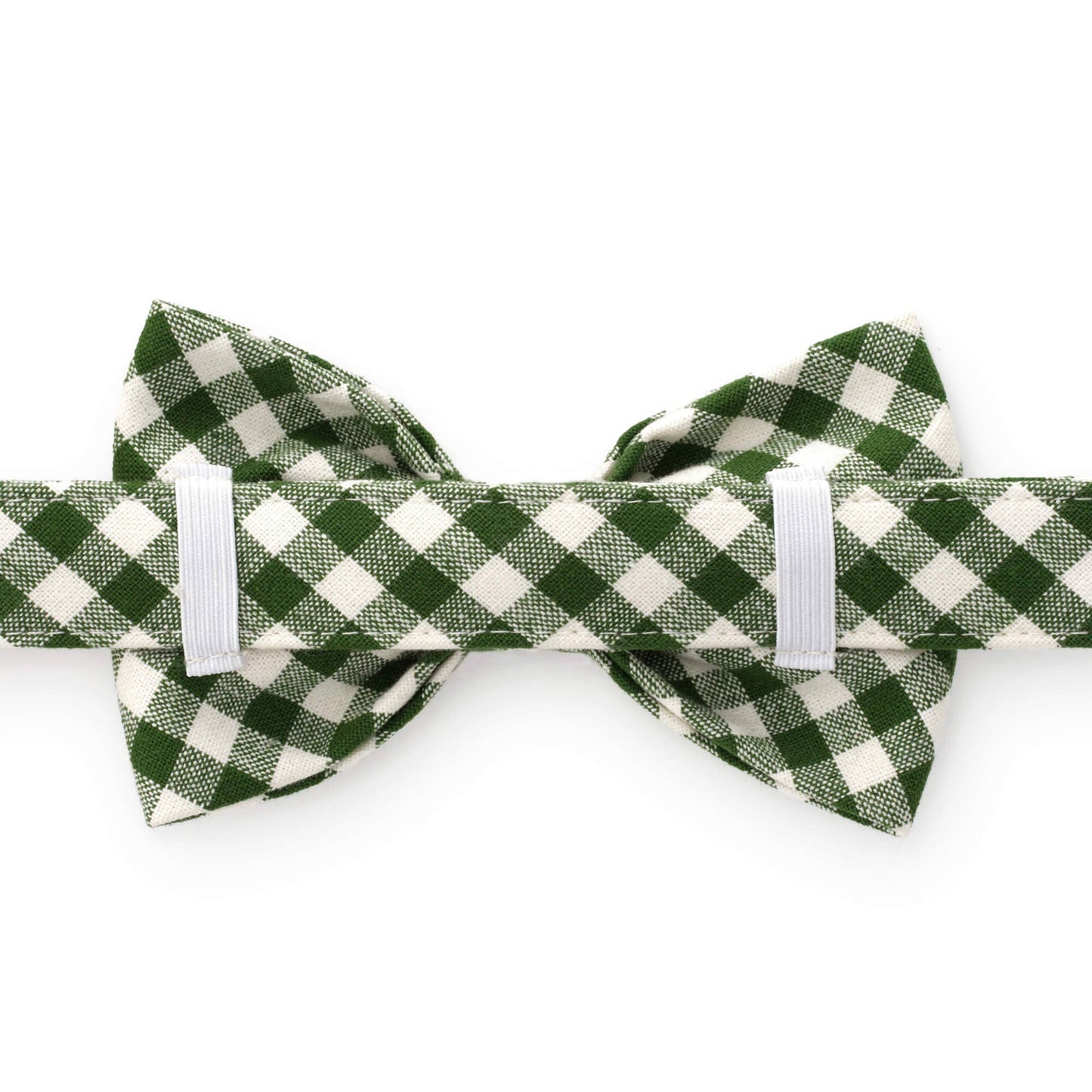 The Foggy Dog - HTH x TFD Mini Gingham Hunter Green Dog Bow Tie