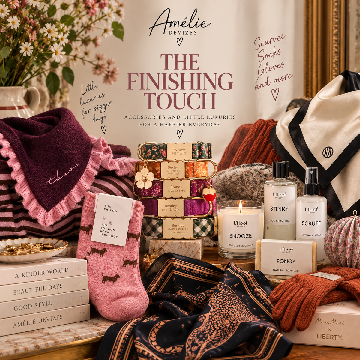 The Finishing Touch.  Accessories & Little Luxuries.