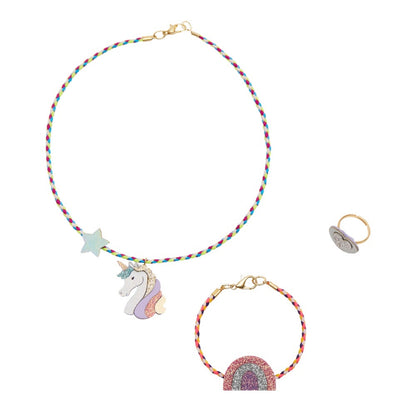 Mimi and Lula Unicorn Jewellery Set