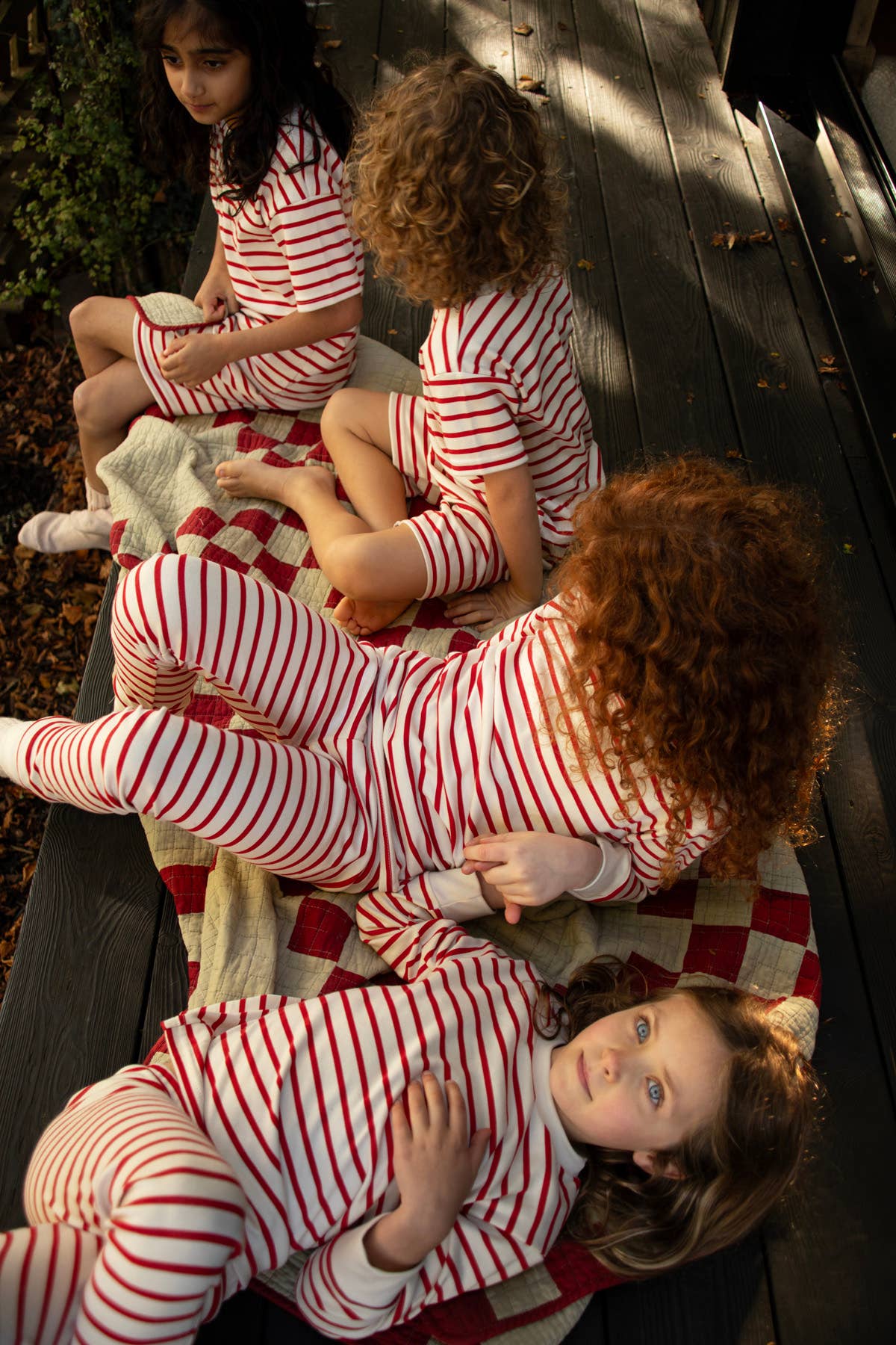 Sleepy Doe - KIDS CLASSIC SET | RED & OATMEAL BRETON