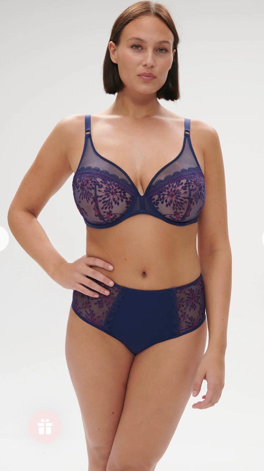Simone Pérèle Singulière Full Cup Plunge Bra – Midnight