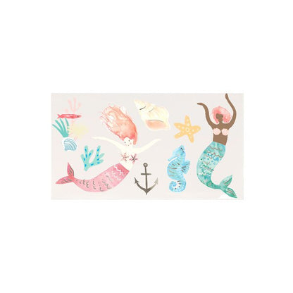 Meri Meri Large Mermaid Temporary Tattoos