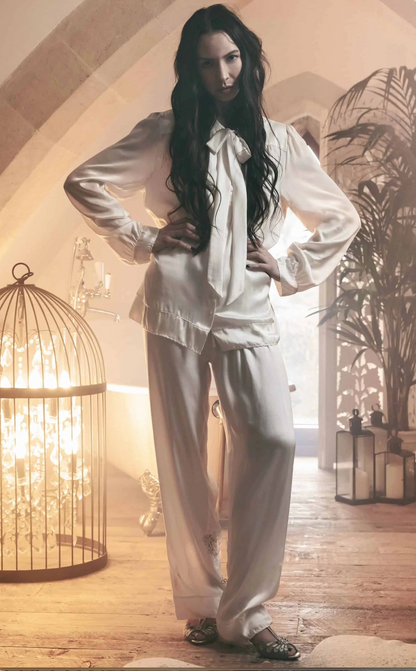 Shell Belle Couture Clara Pyjama Bottoms Ivory