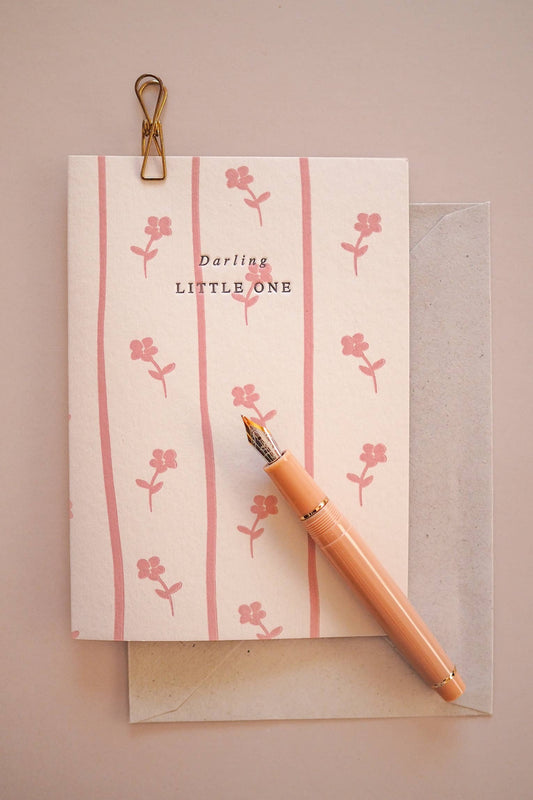 soch and co - Darling little one letterpress card