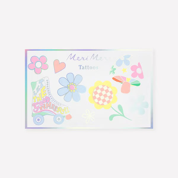 Meri Meri Groovy Temporary Tattoos
