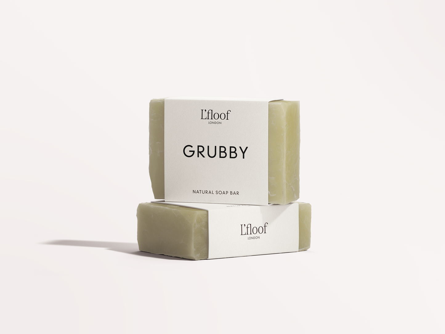 L'floof - Natural Dog Soap Bar - L'floof GRUBBY - 120g