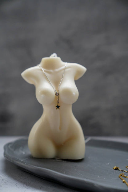 Female Naked Body XL Candle