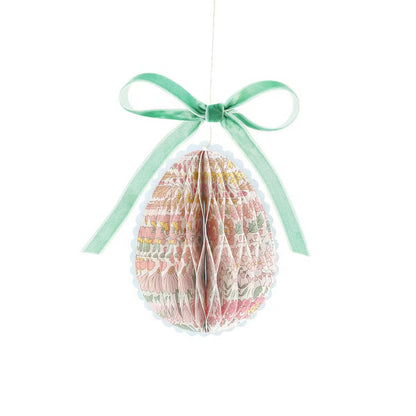 Meri Meri x Liberty Paper Honeycomb Egg Decorations (Set of 6) | Liberty Easter Decorations