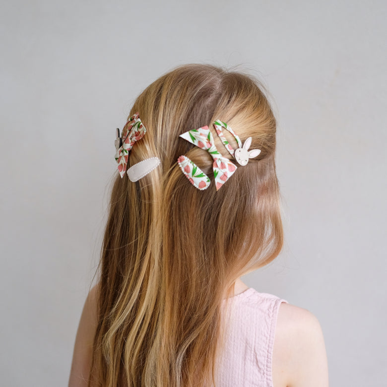 Mimi & Lula Easter Hair Clips Gift Set | Bunny Pouch & Spring Hair Slides