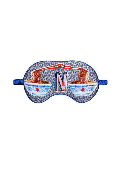 Jessica Russell Flint - Silk Eye Mask / "N for Noodles"