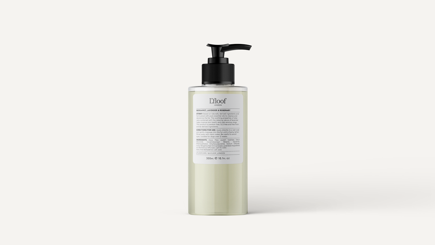 L'floof - Natural Dog Shampoo - Bergamot/Lavender - 300ml L'floof