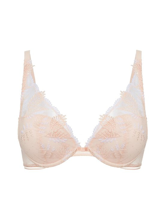 Simone Pérèle Bloom Triangle Push-Up Bra | Petal Powder