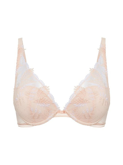 Simone Pérèle Bloom Triangle Push-Up Bra | Petal Powder