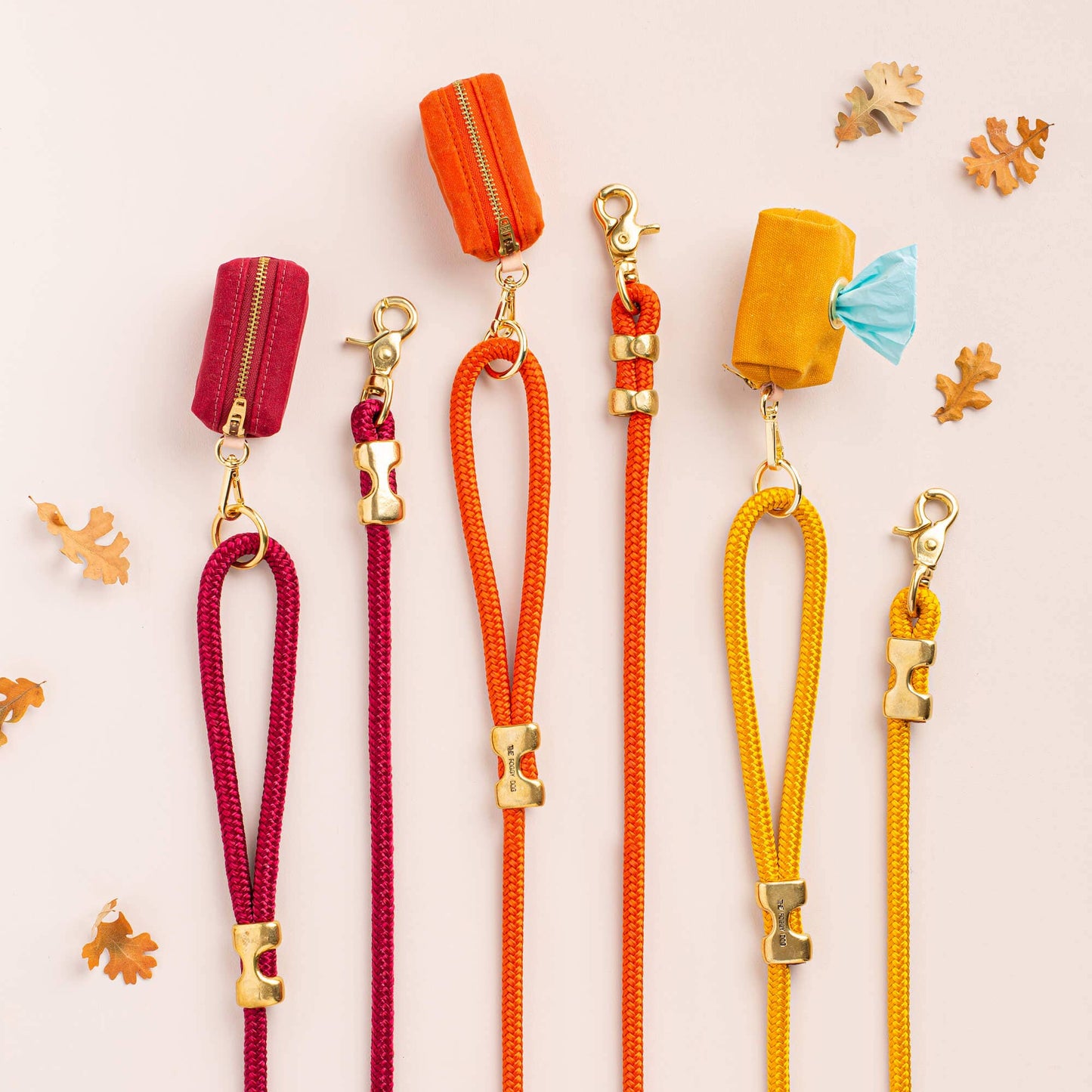 The Foggy Dog - Wine Marine Rope Dog Leash