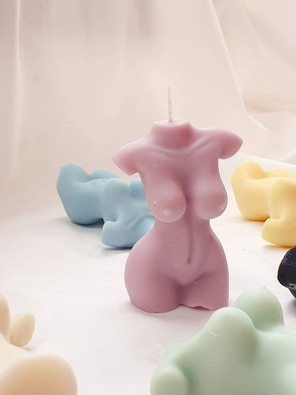 Female Torso Candle Handmade Soy Wax Candle