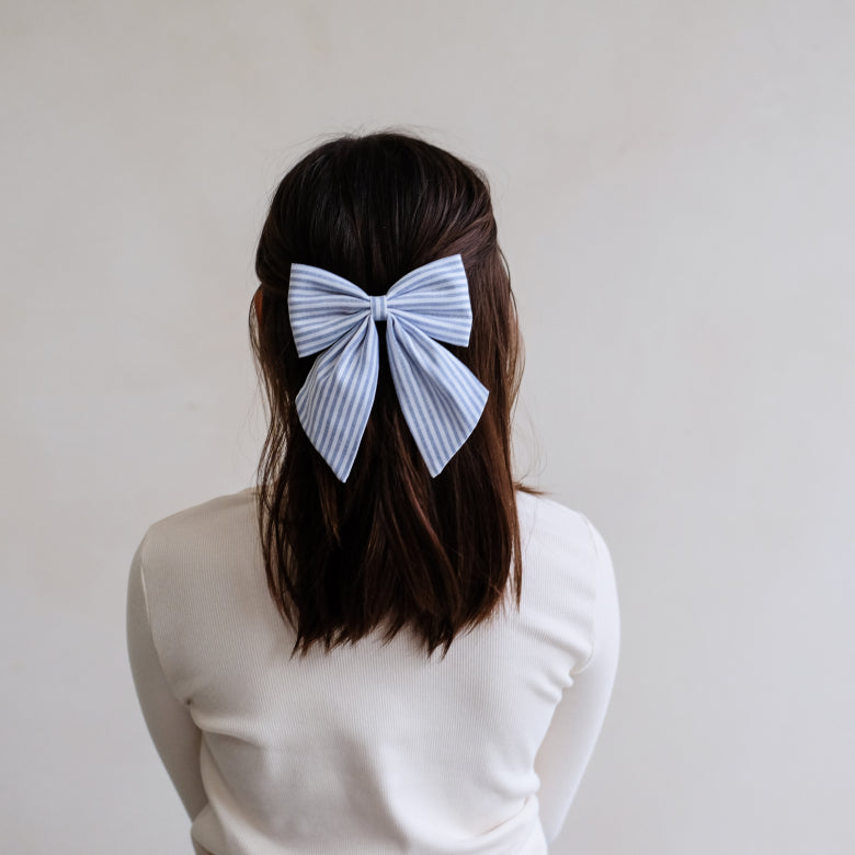 Mimi & Lula Agnes Bow Pack | Floral & Stripe Hair Bows for Children